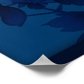 Water Blue Tiger Year Ideogram Large Poster (Hoek)