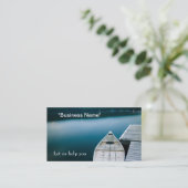 Water Boat Laat ons je helpen Visitekaartje (Staand voorkant)