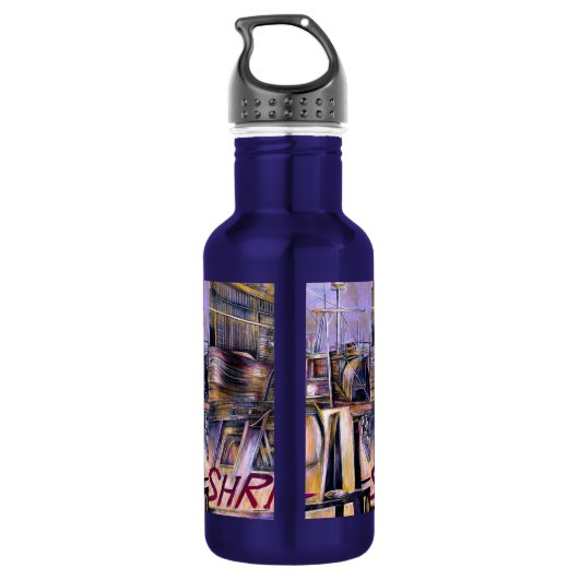 Water.born Mystery Meat, Israël Waterfles (Achterkant)