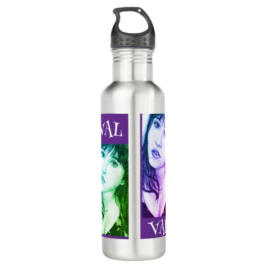 WATER BOTTLE 24 OZ - VAL WATERFLES (Achterkant)