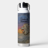 Water Bottle 25oz – Sunset Lion Waterfles (Voorkant)