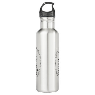 Water Bottle - Books & Florals Waterfles