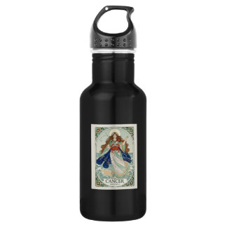 Water Bottle Cancer Zodiac Artisan  Waterfles