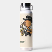 Water Bottle – Capybara Music Flow Waterfles (Achterkant)