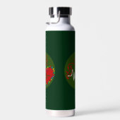 Water Bottle Christmas Logo Waterfles (Rechts)