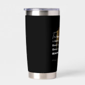 Water Bottle "Ebony woman"  "Earthly rainbow" Geïsoleerde Drinkbeker (Rechts)