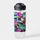 Water Bottle – Neon Pulse Waterfles (Voorkant)