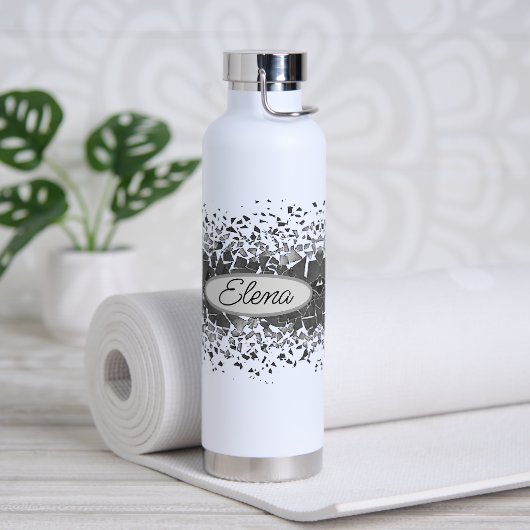 Water Bottle personalizado con trozos dispersos Waterfles (Yoga)