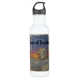 Water Bottle – Roaring Sunset Lion Waterfles
