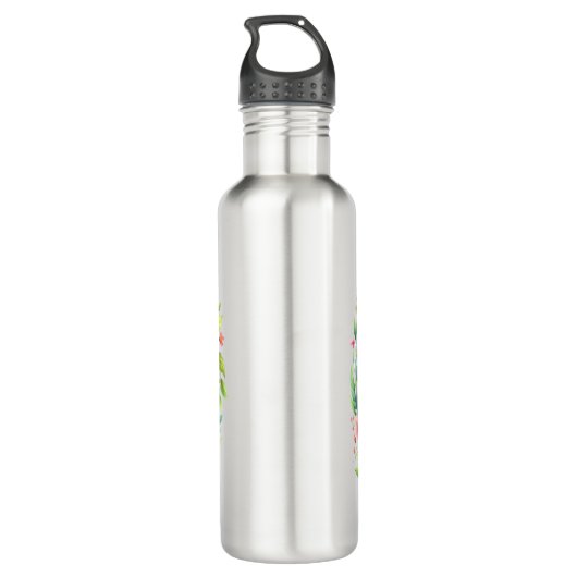 Water Bottle-Spring Floral Drinkware Waterfles (Achterkant)