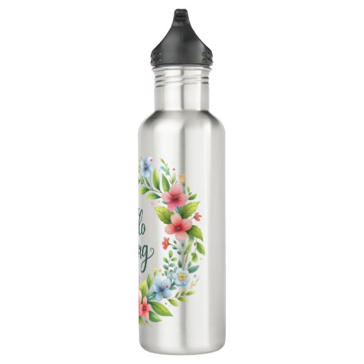 Water Bottle-Spring Floral Drinkware Waterfles (Rechts)