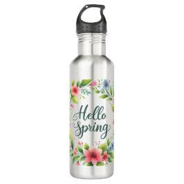 Water Bottle-Spring Floral Drinkware Waterfles