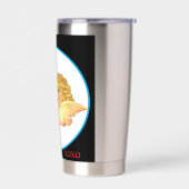 WATER BOTTLE TUMBLER TWIN ANGELS XOXO GEÏSOLEERDE DRINKBEKER (Links)