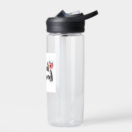 Water bottle used in summer  waterfles (Links)