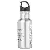 Water Bottle Waterfles (Achterkant)