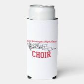 Water Bottle with Black Cursive Name, Phone, Year Seltzer Blikjeskoeler (Seltzer Voorkant)