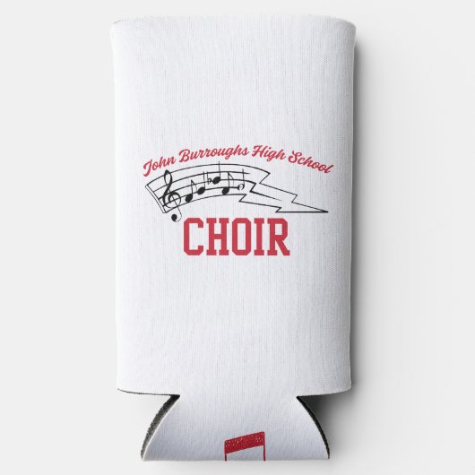 Water Bottle with Black Cursive Name, Phone, Year Seltzer Blikjeskoeler (Voorkant)