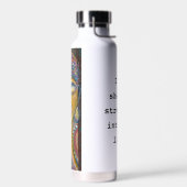 Water bottle with Feminine Buddha original art Waterfles (Links)