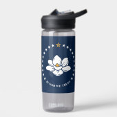 Water bottle with flag of Mississippi, USA Waterfles (Links)