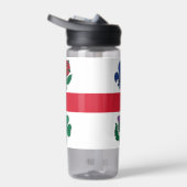 Water bottle with flag of Montreal, Quebec, Canada Waterfles (Rechts)