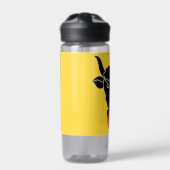 Water bottle with flag of Uri, Switzerland Waterfles (Voorkant)