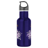 Water Bottle with Floral Arrangement and Mother's  Waterfles (Achterkant)