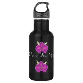 Water Bottle with Floral Pattern and Mother's Day  Waterfles