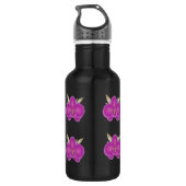 Water Bottle with Floral Pattern and Mother's Day  Waterfles (Achterkant)