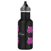 Water Bottle with Floral Pattern and Mother's Day  Waterfles (Rechts)