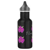 Water Bottle with Floral Pattern and Mother's Day  Waterfles (Links)