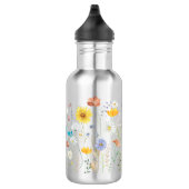 Water Bottle with Garden Design and Mother's Day Q Waterfles (Rechts)