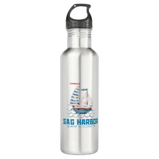 Water Bottle with Sag Harbor logo Waterfles