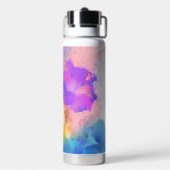 Water Bottle with Straw Waterfles (Achterkant)