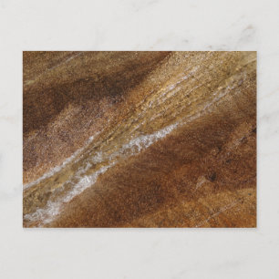 Water boven Graniet bij Franconia Notch Flume Briefkaart