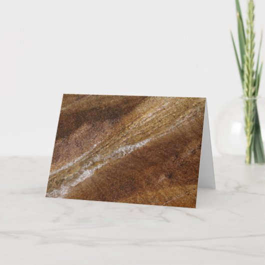 Water boven Graniet bij Franconia Notch Flume Kaart (Voorkant)