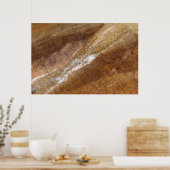 Water boven Graniet bij Franconia Notch Flume Poster (Keuken)