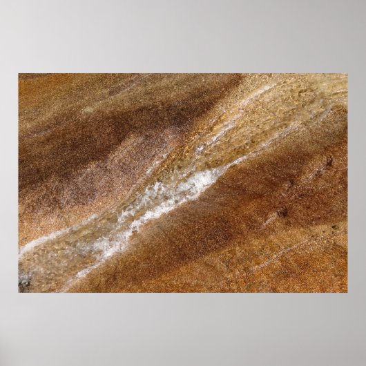 Water boven Graniet bij Franconia Notch Flume Poster (Voorkant)