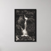 Water boven mos canvas afdruk (Voorkant)