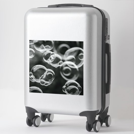 Water Bubble Vinyl Sticker – Verse & Minimale Ontw (Koffer)