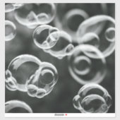 Water Bubble Vinyl Sticker – Verse & Minimale Ontw (Vel)