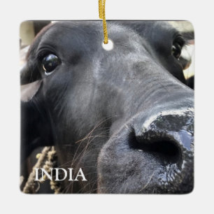 Water Buffalo, India Keramisch Ornament