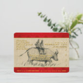 Water Buffalo Kinderen Chinese Ox Jaar 2021 PhINV Kaart (Staand voorkant)