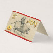 Water Buffalo Kinderen Chinese Ox Jaar 2021 verpak Kaart (Voorkant)