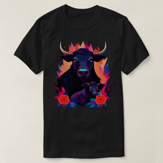 Water Buffalo Moederdag T-shirt (Design voorkant)