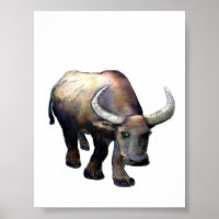 Water Buffalo Ox China Colossal Giclée Gibney