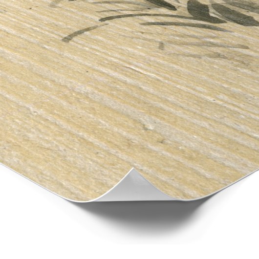 Water Buffel Kid Chinese Os Jaar 2021 HorP Post Poster (Hoek)