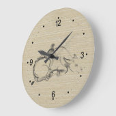 Water Buffel Kind Chinees Ox Jaar Verjaardag WC Grote Klok (Hoek)