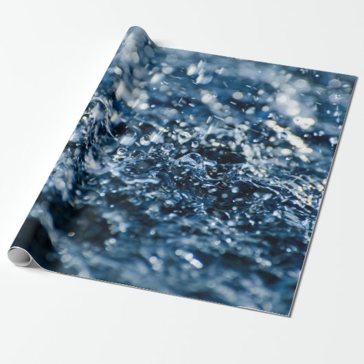 Water Cadeaupapier (Uitgerold)