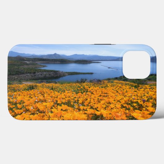 Water | California Lake With Golden Poppies Case-Mate iPhone Case (Achterkant (horizontaal))