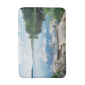 Water | Canoe on Lake in Sweden Badmat (Voorkant Verticaal)